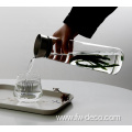 custom 1200ml glass pitcher carafe set